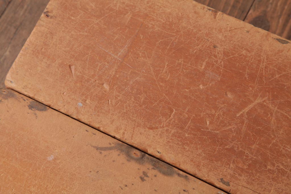 アンティーク雑貨　昭和レトロ　懐かしさ感じる大きな積み木セット【マルチ/14ヶ組】(飾り台、花台、ディスプレイ雑貨)