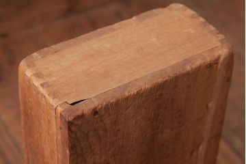 アンティーク雑貨　昭和レトロ　懐かしさ感じる大きな積み木セット【マルチ/14ヶ組】(飾り台、花台、ディスプレイ雑貨)