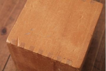 アンティーク雑貨　昭和レトロ　懐かしさ感じる大きな積み木セット【マルチ/14ヶ組】(飾り台、花台、ディスプレイ雑貨)