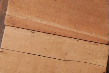 アンティーク雑貨　昭和レトロ　懐かしさ感じる大きな積み木セット【マルチ/14ヶ組】(飾り台、花台、ディスプレイ雑貨)