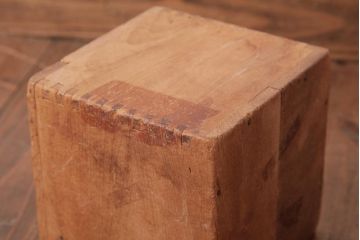 アンティーク雑貨　昭和レトロ　懐かしさ感じる大きな積み木セット【マルチ/13ヶ組】(飾り台、花台、ディスプレイ雑貨)