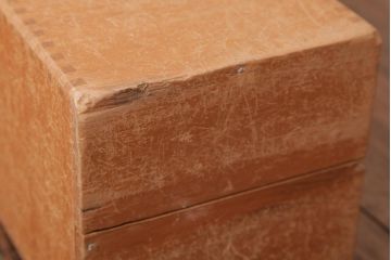 アンティーク雑貨　昭和レトロ　懐かしさ感じる大きな積み木セット【マルチ/13ヶ組】(飾り台、花台、ディスプレイ雑貨)