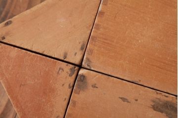 アンティーク雑貨　昭和レトロ　懐かしさ感じる大きな積み木セット【マルチ/13ヶ組】(飾り台、花台、ディスプレイ雑貨)