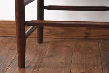 ビンテージ　松本民芸家具　#63型　ラダーバックのラッシチェア(ダイニングチェア、椅子)(定価約11万円)