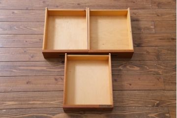 ビンテージ　北欧家具　チーク材　美しい木肌と柔らかなフォルムがお洒落なキドニーデスク(机、在宅ワーク、在宅用パートナーデスク、ヴィンテージ)