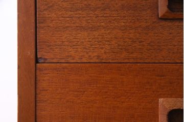 ビンテージ　北欧家具　チーク材　美しい木肌と柔らかなフォルムがお洒落なキドニーデスク(机、在宅ワーク、在宅用パートナーデスク、ヴィンテージ)