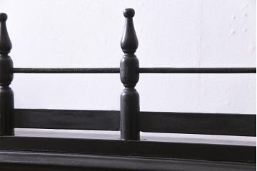 アンティーク家具　大正ロマン　天枠付き!　古いタバコ屋の薄型ガラスケース(ショーケース、陳列棚)