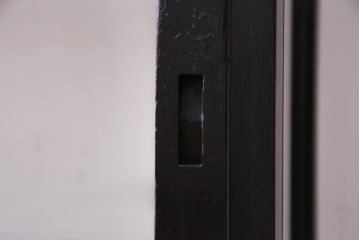 アンティーク家具　大正ロマン　天枠付き!　古いタバコ屋の薄型ガラスケース(ショーケース、陳列棚)