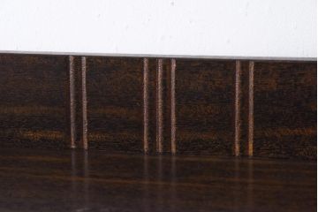 レトロ家具　和製アンティーク　昭和初期　レトロな佇まいが魅力の楔(くさび)式オープンラック(本棚、収納棚、飾り棚)