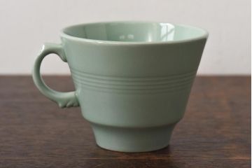 イギリス　Woods Ware(ウッズウェア)　beryl(ベロル)　カップ&ソーサー2客セット(洋食器)(2)