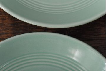 イギリス　Woods Ware(ウッズウェア)　beryl(ベロル)　カップ&ソーサー2客セット(洋食器)(2)
