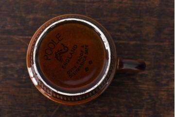 イギリスビンテージ　Poole Pottery(プール・ポタリー)　コンパクトシリーズ　カップ&ソーサー3客セット(3)