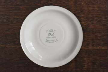 イギリスビンテージ　Poole Pottery(プール・ポタリー)　コンパクトシリーズ　カップ&ソーサー3客セット(3)