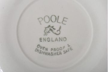 イギリスビンテージ　Poole Pottery(プール・ポタリー)　コンパクトシリーズ　カップ&ソーサー3客セット(3)