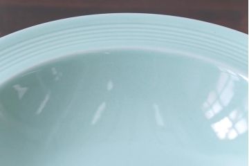 イギリスビンテージ　Woods ware(ウッズウエア)　Beryl(ベロル)　スーププレート3枚セット(シリアルボウル、深皿)