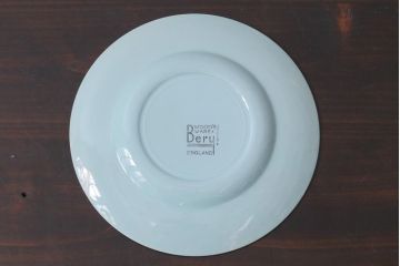 イギリスビンテージ　Woods ware(ウッズウエア)　Beryl(ベロル)　レトロなトリオ2客セット(カップ&ソーサー、プレート)(1)
