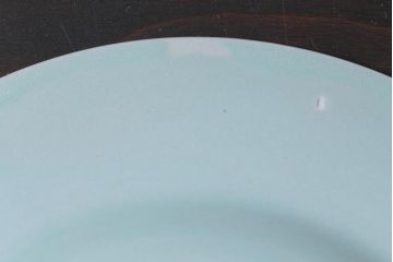 イギリスビンテージ　Woods ware(ウッズウエア)　Beryl(ベロル)　レトロなトリオ2客セット(カップ&ソーサー、プレート)(2)