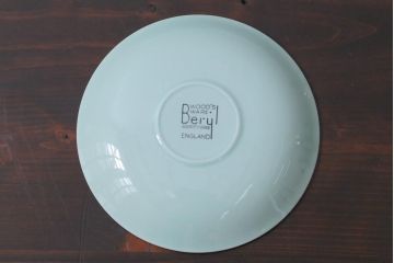 イギリスビンテージ　Woods ware(ウッズウエア)　Beryl(ベロル)　レトロなカップ&ソーサー3客セット