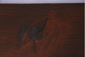 アンティーク家具　和製アンティーク　前面ケヤキ材　鳥モチーフの金具が可愛らしい重ね二本松箪笥(引き出し、衣装箪笥)