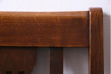 アンティーク家具　イギリスアンティーク　アールデコ様式　高級感のあるシンプルなダイニングチェア(椅子)(1)