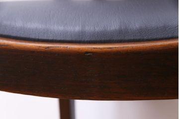 アンティーク家具　イギリスアンティーク　アールデコ様式　高級感のあるシンプルなダイニングチェア(椅子)(1)