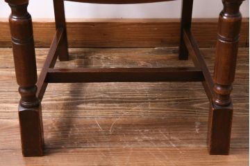 アンティーク家具　イギリスアンティーク　アールデコ様式　高級感のあるシンプルなダイニングチェア(椅子)(1)