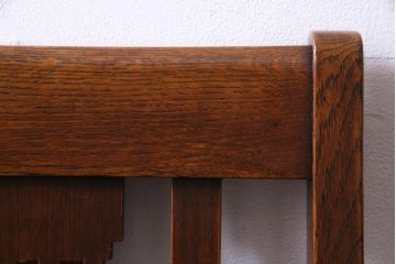 アンティーク家具　イギリスアンティーク　アールデコ様式　高級感のあるシンプルなダイニングチェア(椅子)(2)