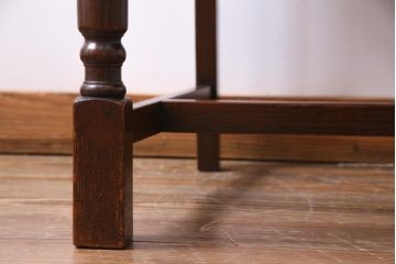 アンティーク家具　イギリスアンティーク　アールデコ様式　高級感のあるシンプルなダイニングチェア(椅子)(2)