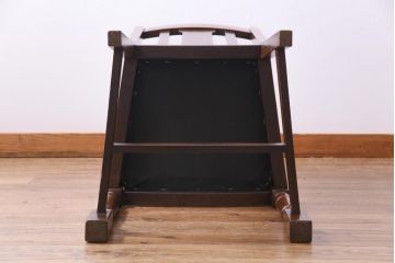 アンティーク家具　イギリスアンティーク　アールデコ様式　高級感のあるシンプルなダイニングチェア(椅子)(3)