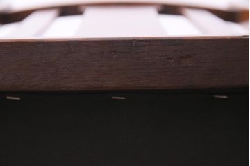 アンティーク家具　イギリスアンティーク　アールデコ様式　高級感のあるシンプルなダイニングチェア(椅子)(3)