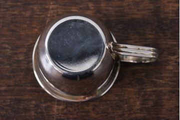 ビンテージ　シルバープレート　箱付き　アヒルが可愛らしいシッピーカップ2個セット(ベビーマグカップ)