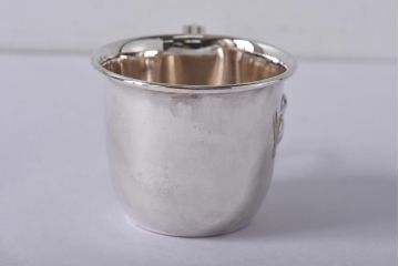 ビンテージ　シルバープレート　箱付き　アヒルが可愛らしいシッピーカップ2個セット(ベビーマグカップ)