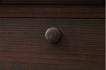 レトロ家具　昭和初期　脚付きリメイク　桐材　上品なレトロスタイルにおすすめな箪笥ローボード(リビングボード、衣装箪笥、桐箪笥、桐たんす)(2)