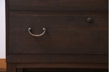 レトロ家具　昭和初期　脚付きリメイク　桐材　上品なレトロスタイルにおすすめな箪笥ローボード(リビングボード、衣装箪笥、桐箪笥、桐たんす)(2)