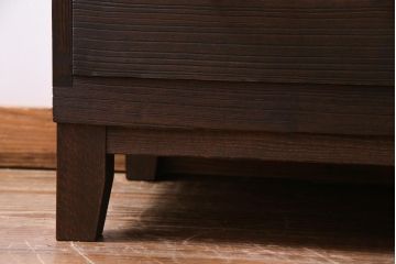 レトロ家具　昭和初期　脚付きリメイク　桐材　上品なレトロスタイルにおすすめな箪笥ローボード(リビングボード、衣装箪笥、桐箪笥、桐たんす)(2)