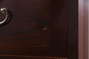 アンティーク家具　昭和初期　漆塗り　ケヤキ材　上品な和の空間を演出するリメイク箪笥ローボード(リビングボード、衣装箪笥)