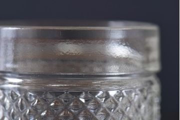 イギリスビンテージ　底面まで美しいショットグラスペア(2個セット、コップ)