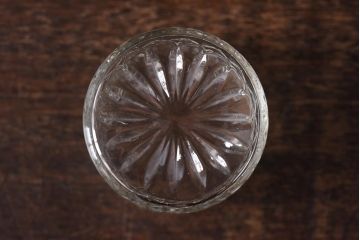 イギリスビンテージ　底面まで美しいショットグラスペア(2個セット、コップ)