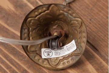 フランスアンティーク　クリスタルガラスがまばゆく煌めくシャンデリア(6灯、天井照明、吊り下げ照明)