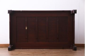 中古　大阪唐木指物家具　中森喜三郎作　紫檀　格式のある空間づくりにぴったりな座卓(ローテーブル)