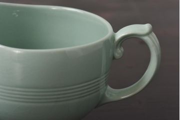 イギリスビンテージ　Woods ware(ウッズウエア)　Beryl(ベロル)　ティーセット(シュガーボウル、ミルクポット)