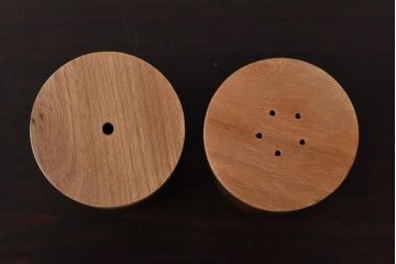アンティーク雑貨　イギリスビンテージ　HORNSEA(ホーンジー)　BRONTE(ブロンテ)　ソルト&ペッパー　シェーカー2個セット(調味料入れ)