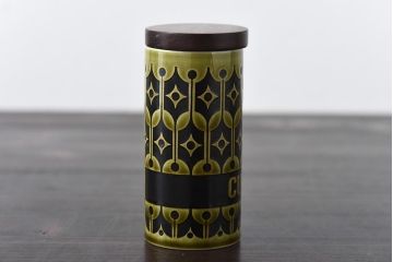 アンティーク雑貨　イギリスビンテージ　HORNSEA(ホーンジー)　HEIRLOOM(エアルーム)　トールタイプのスパイスジャー3個セット(調味料入れ)
