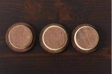 アンティーク雑貨　イギリスビンテージ　HORNSEA(ホーンジー)　HEIRLOOM(エアルーム)　トールタイプのスパイスジャー3個セット(調味料入れ)