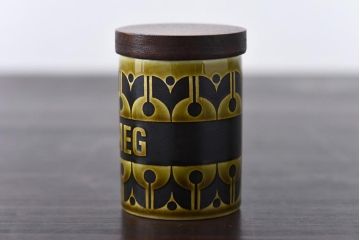 アンティーク雑貨　イギリスビンテージ　HORNSEA(ホーンジー)　HEIRLOOM(エアルーム)　スパイスジャー3個セット(調味料入れ)