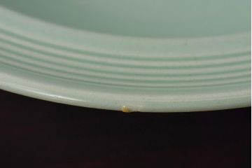 イギリスビンテージ　Woods ware(ウッズウエア)　Beryl(ベロル)　スーププレート3枚セット(シリアルボウル、深皿)(1)