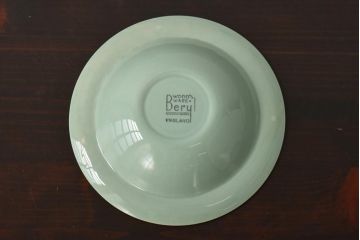 イギリスビンテージ　Woods ware(ウッズウエア)　Beryl(ベロル)　スーププレート3枚セット(シリアルボウル、深皿)(1)