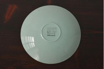 イギリスビンテージ　Woods ware(ウッズウエア)　Beryl(ベロル)　レトロなトリオ2客セット(カップ&ソーサー、プレート)(3)