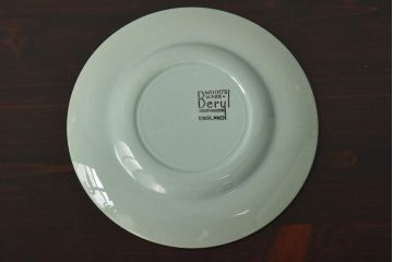 イギリスビンテージ　Woods ware(ウッズウエア)　Beryl(ベロル)　レトロなトリオ2客セット(カップ&ソーサー、プレート)(3)