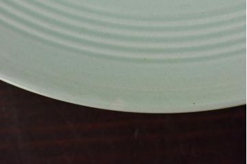 イギリスビンテージ　Woods ware(ウッズウエア)　Beryl(ベロル)　レトロなトリオ2客セット(カップ&ソーサー、プレート)(3)